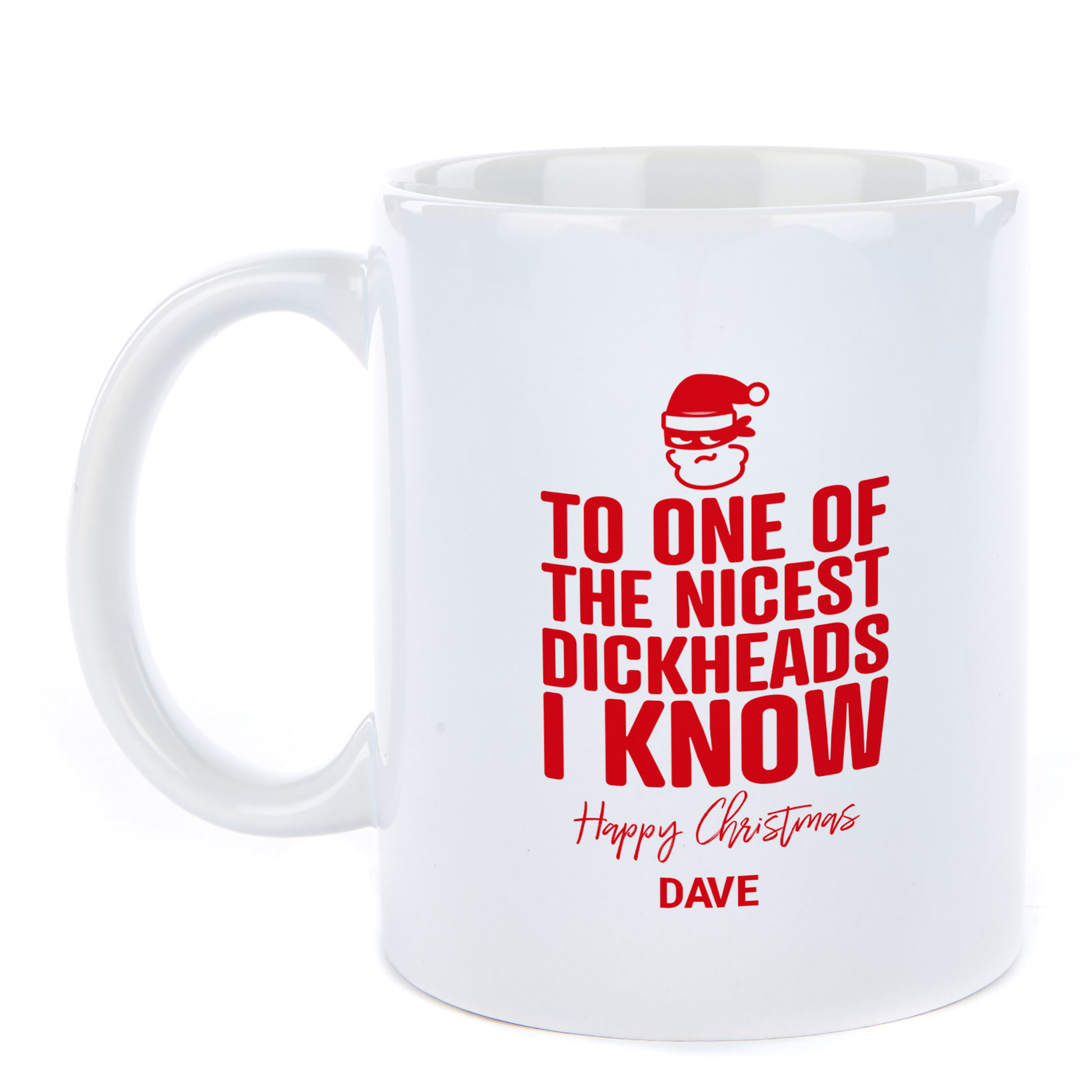 Personalised Punk Christmas Mug - To one of the Nicest