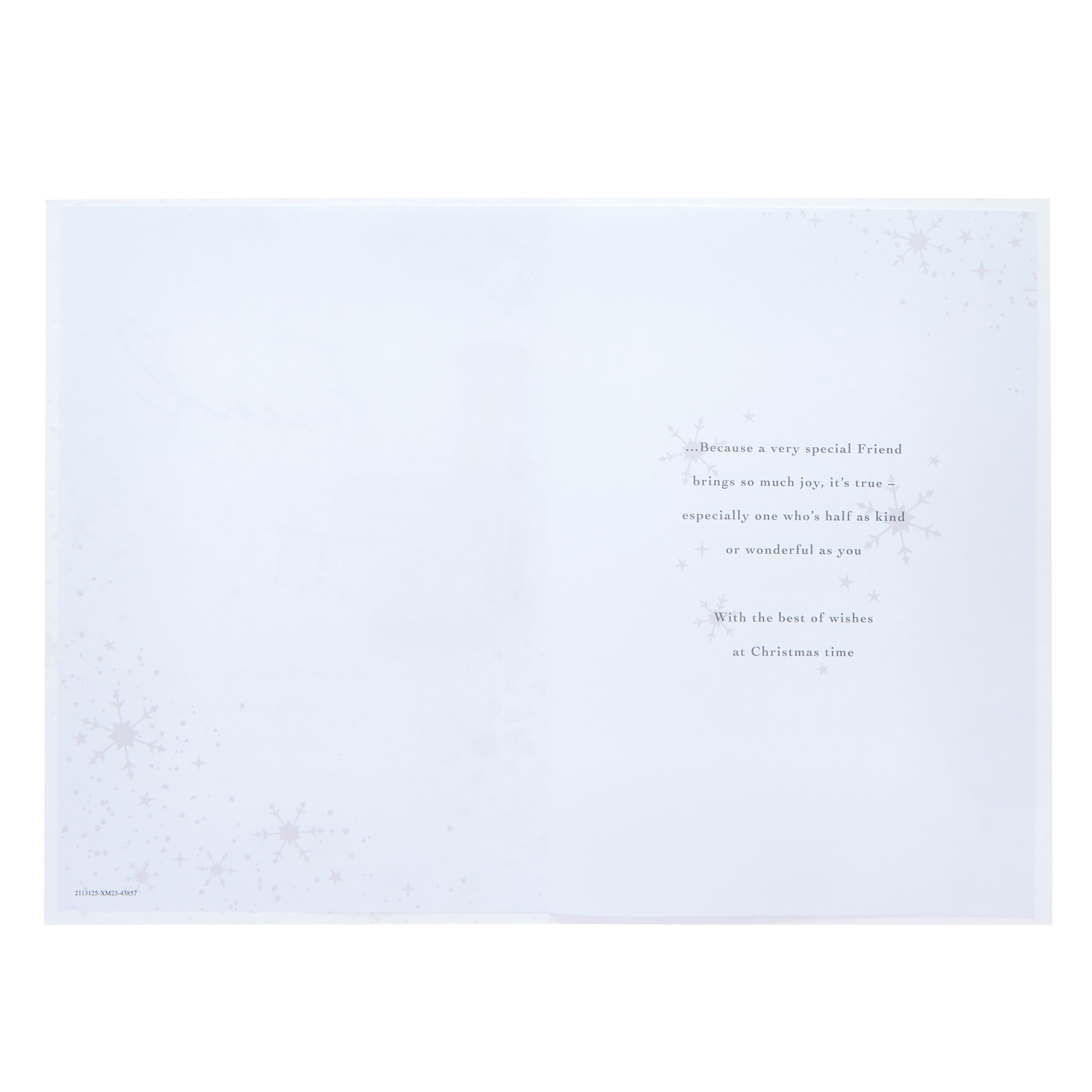 Friend Post Box & Bench Christmas Card