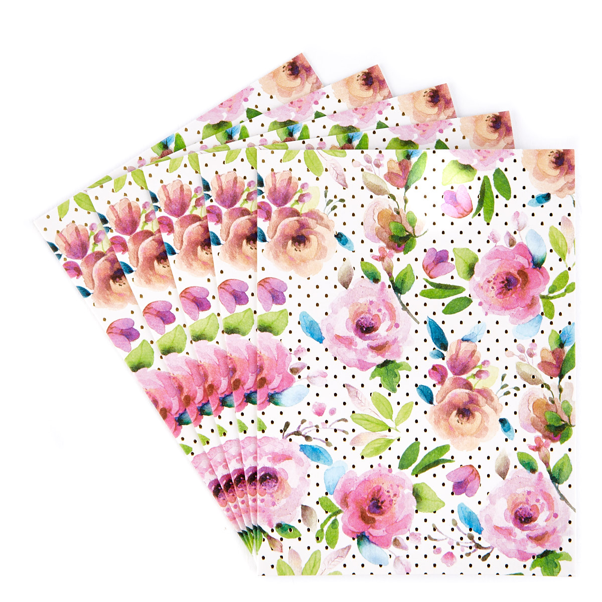 Floral Cards - Pack of 12 