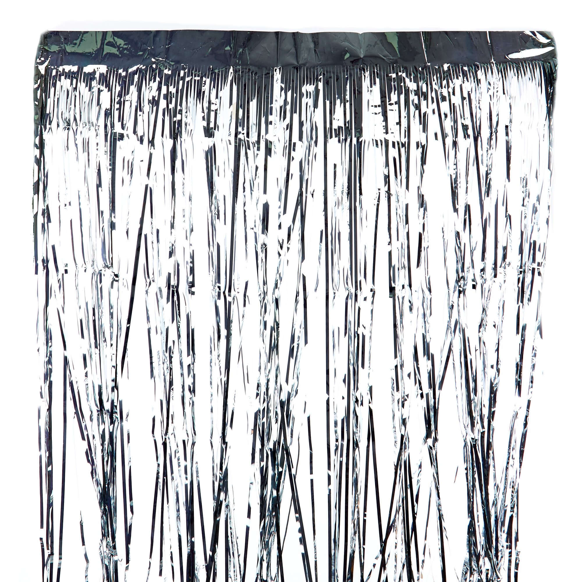 Silver Foil Fringe Door Curtain 