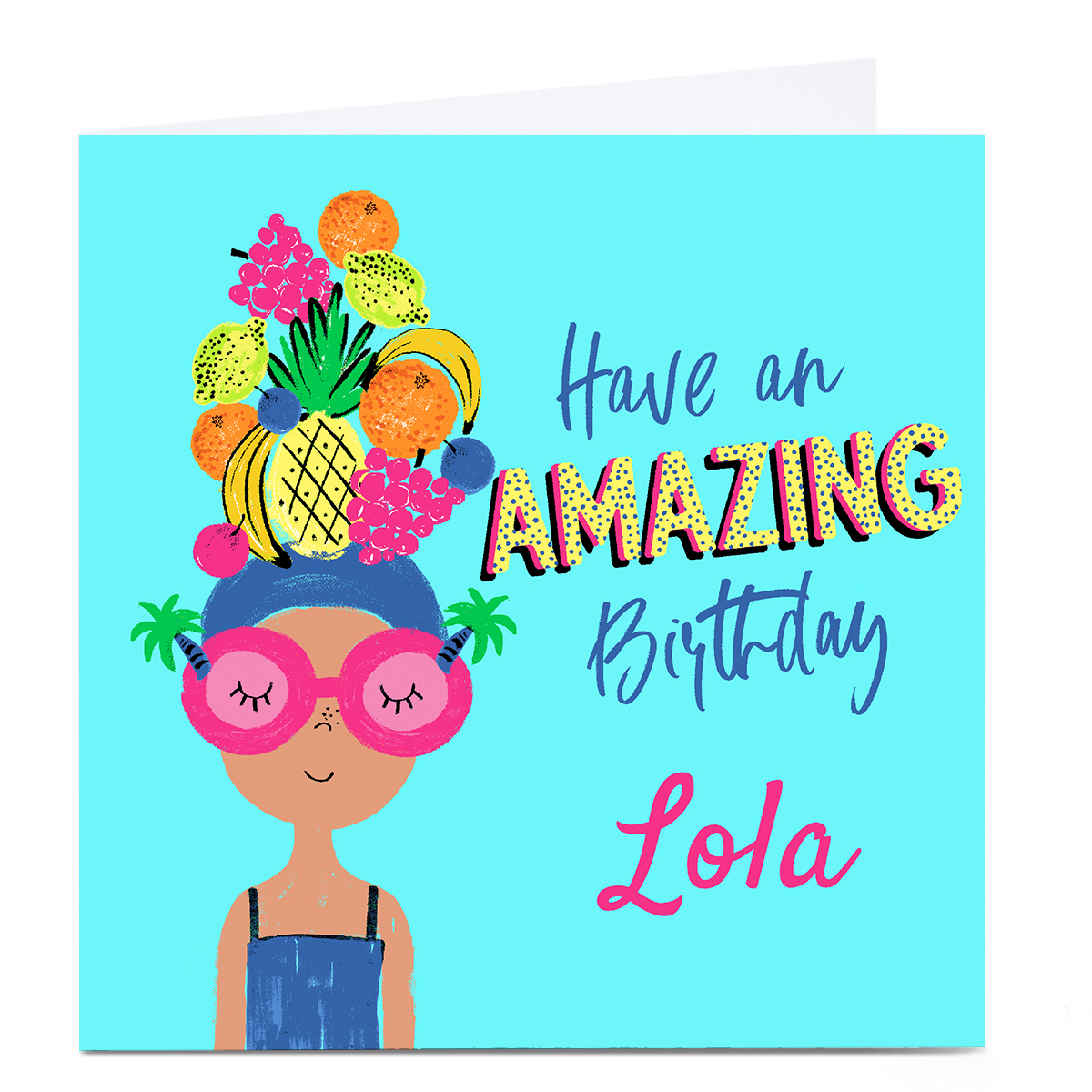 Personalised Rachel Clynick Birthday Card - Amazing Birthday