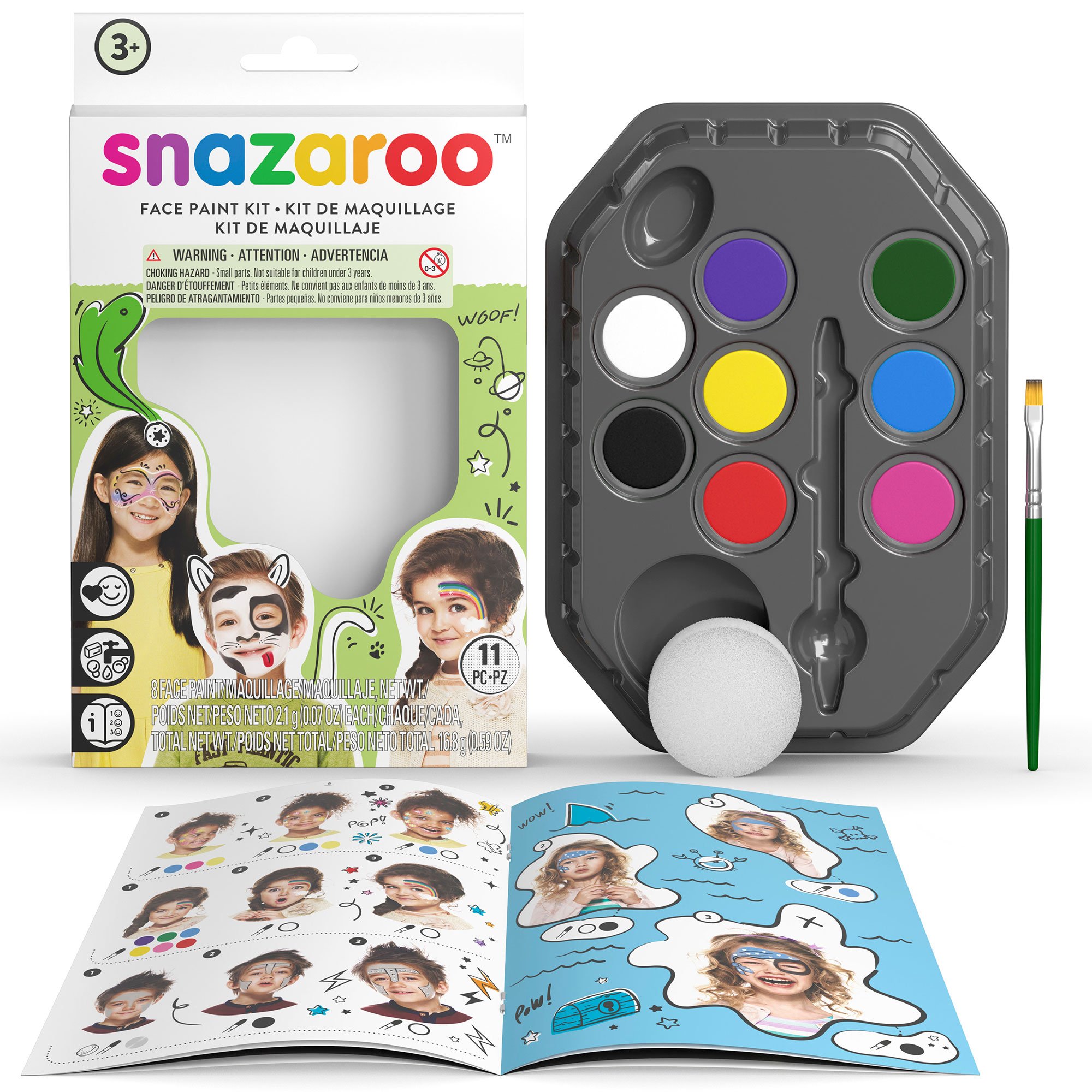 Snazaroo Face Paint Kit - 8 Colours