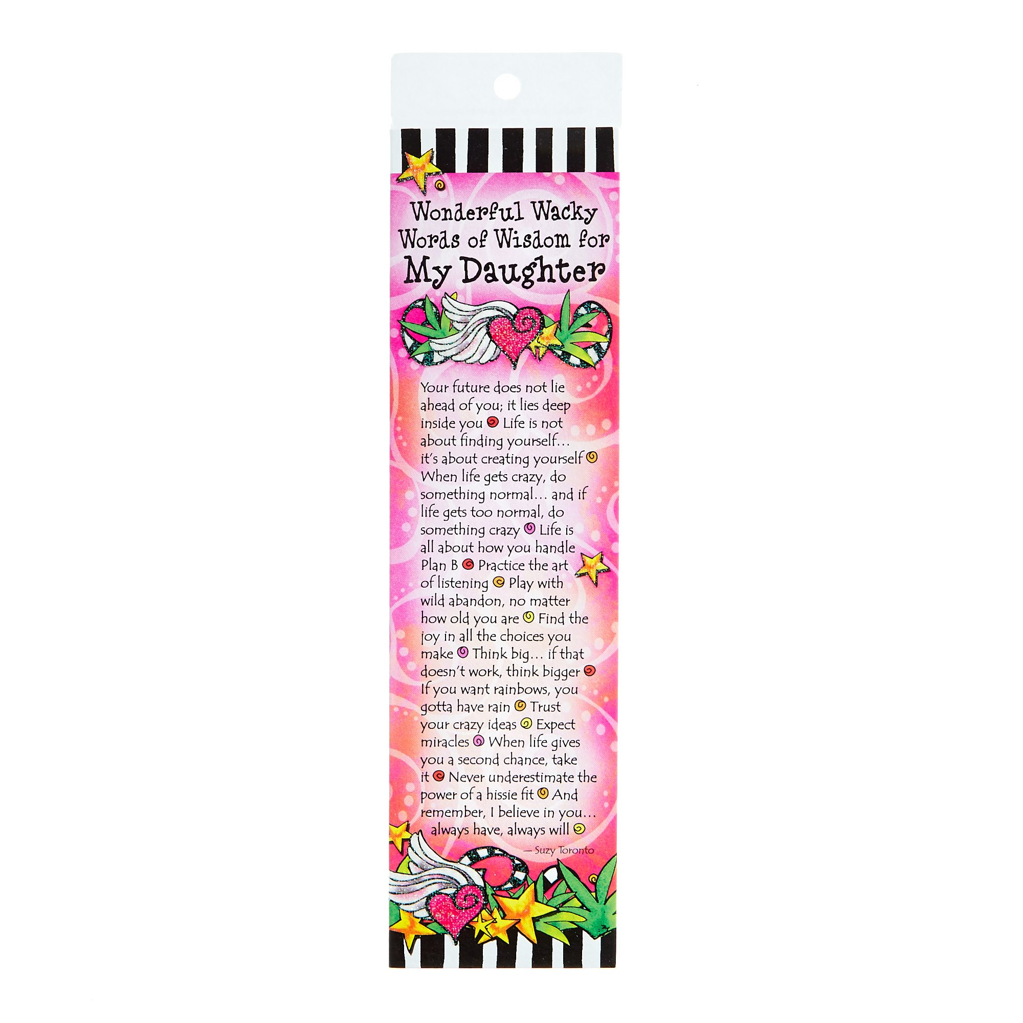 Blue Mountain Arts Bookmark - Wisdom For My Daughter 