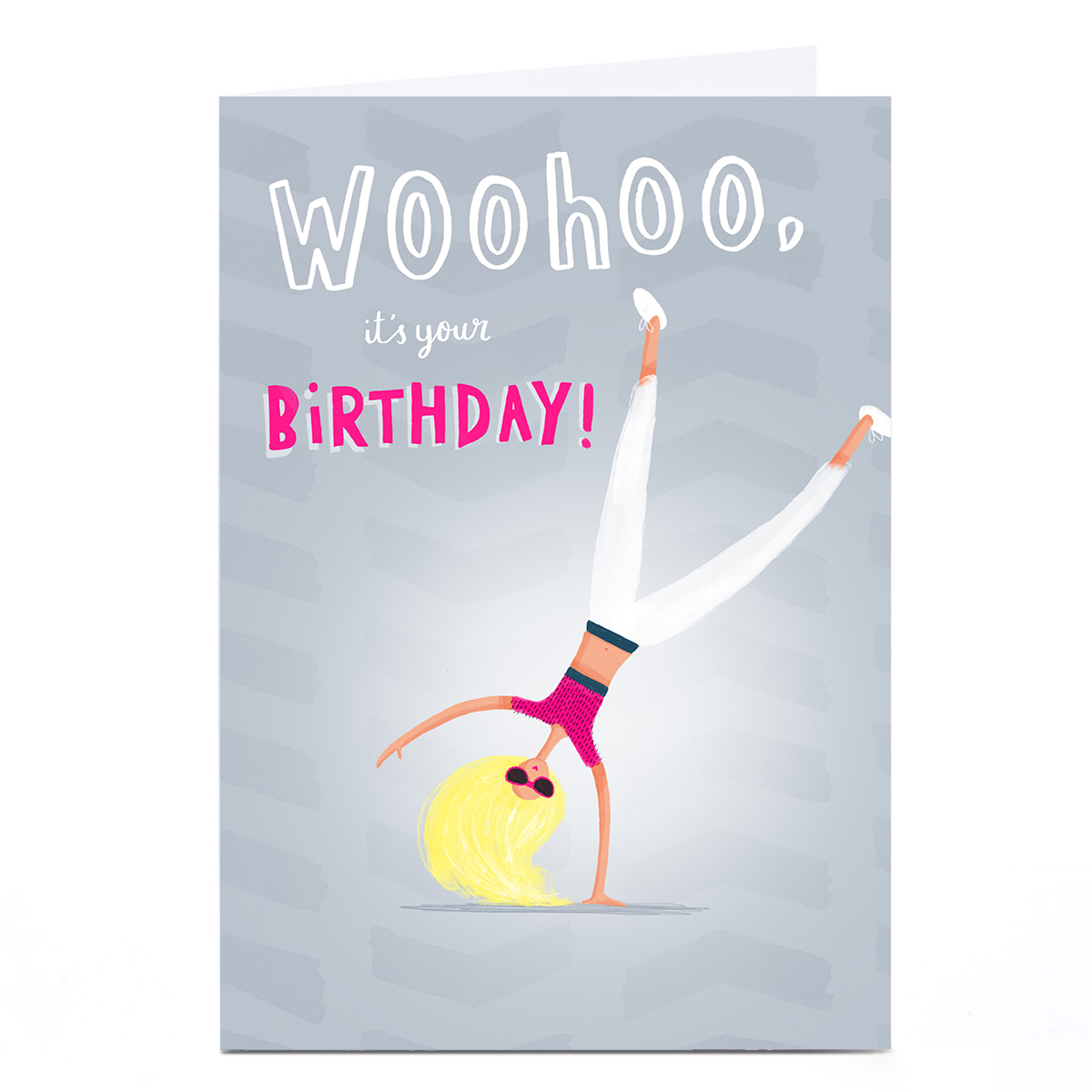 Personalised Andrew Thornton Birthday Card - Woohoo