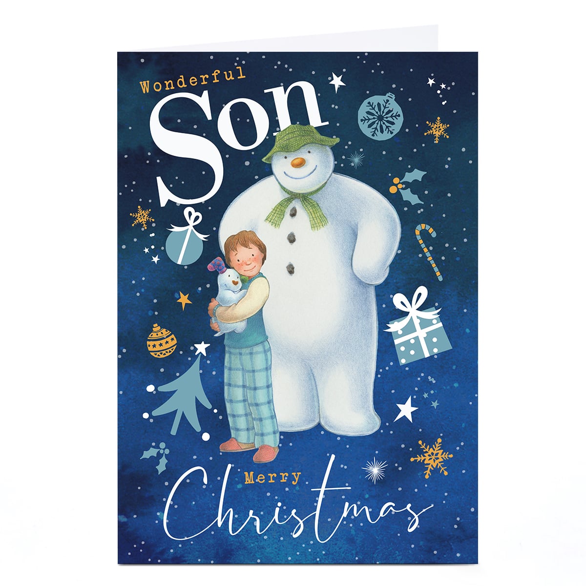 The Snowman Christmas Card - Son