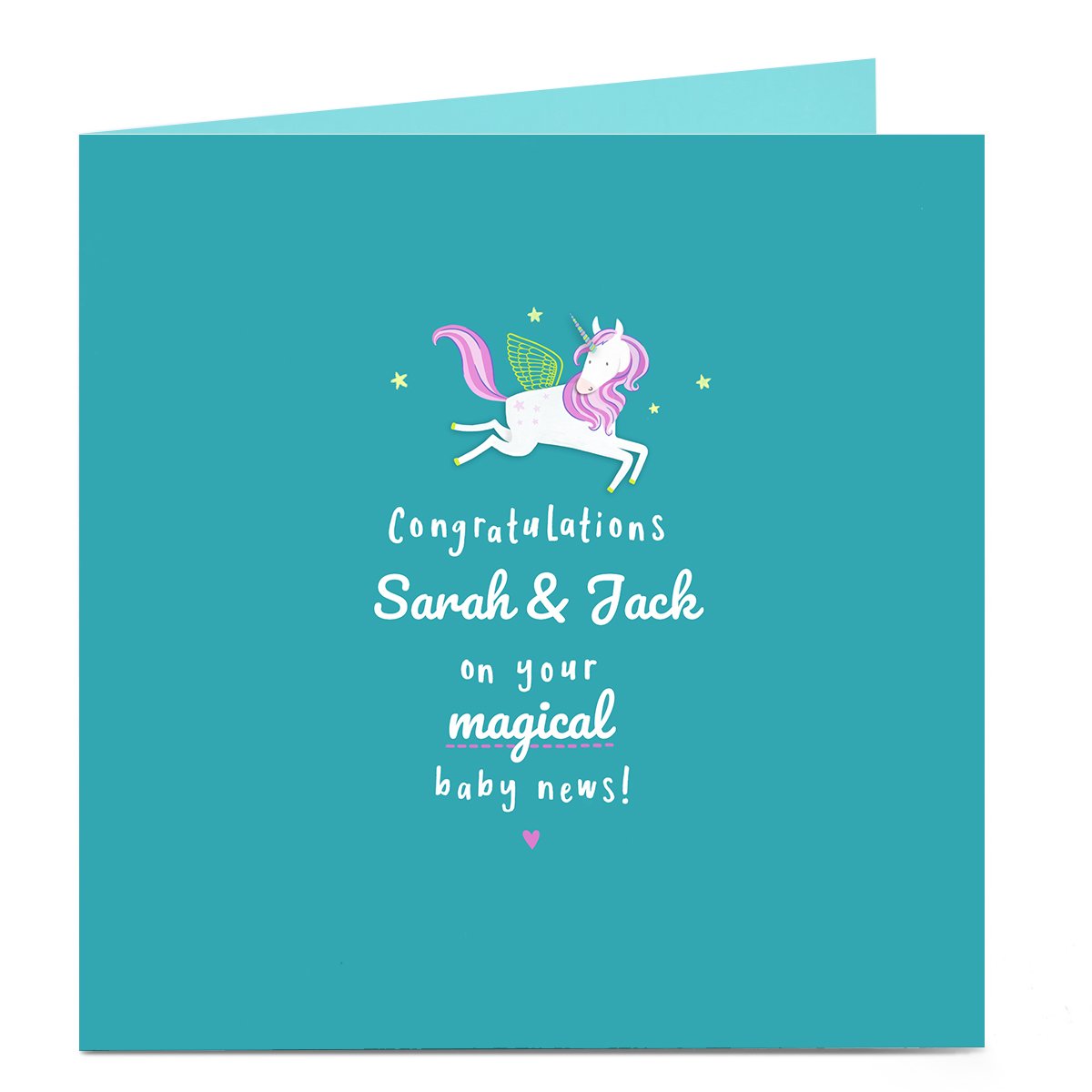Personalised Congratulations Card - Magical Baby News