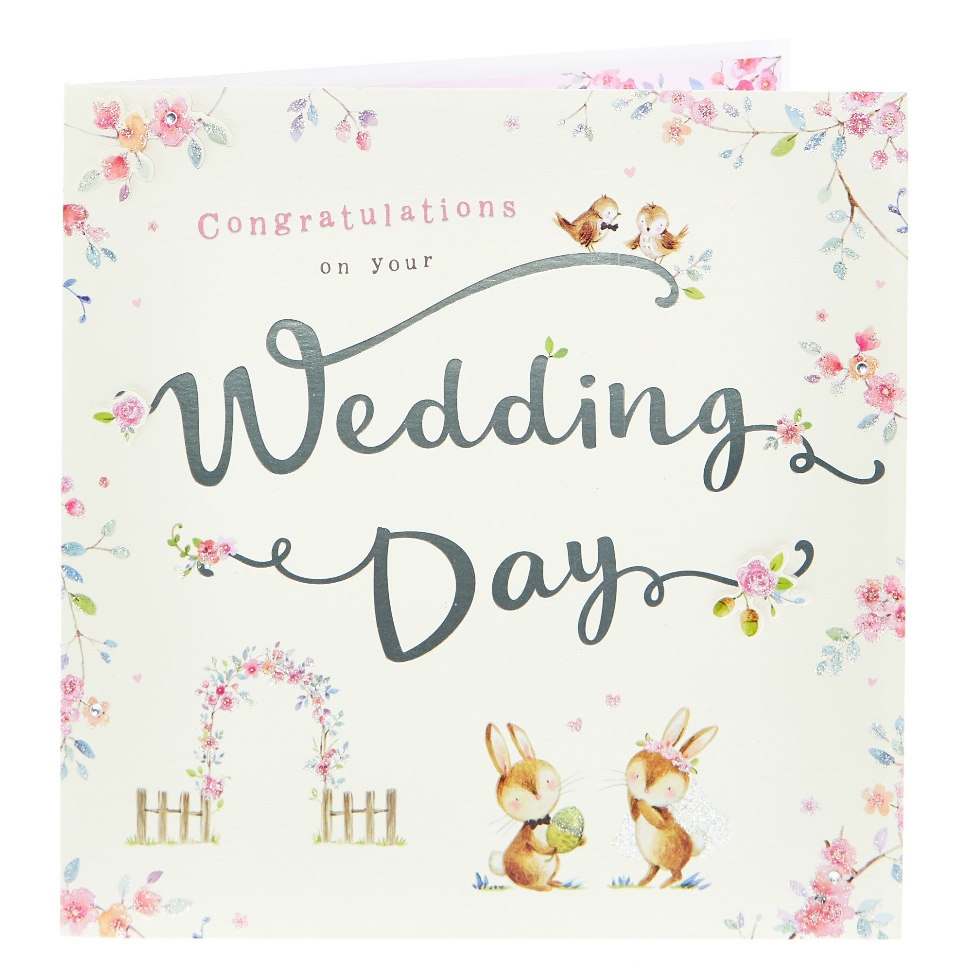 Exquisite Collection Wedding Card - Woodland Scene