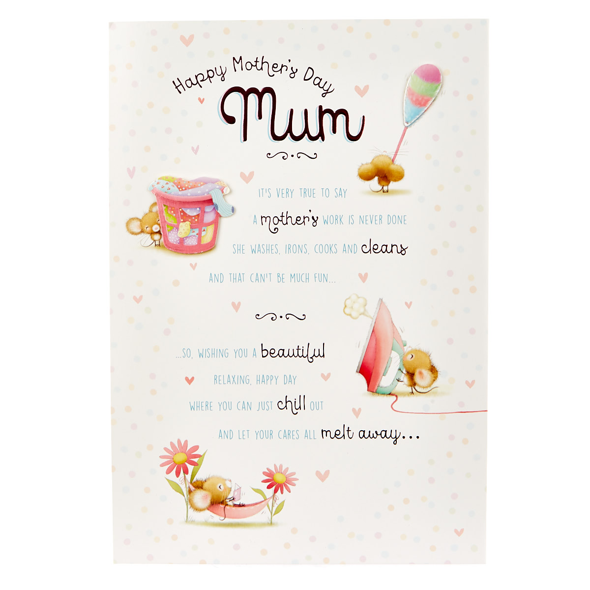 Mother's Day Card - Mum, Cute Mouse