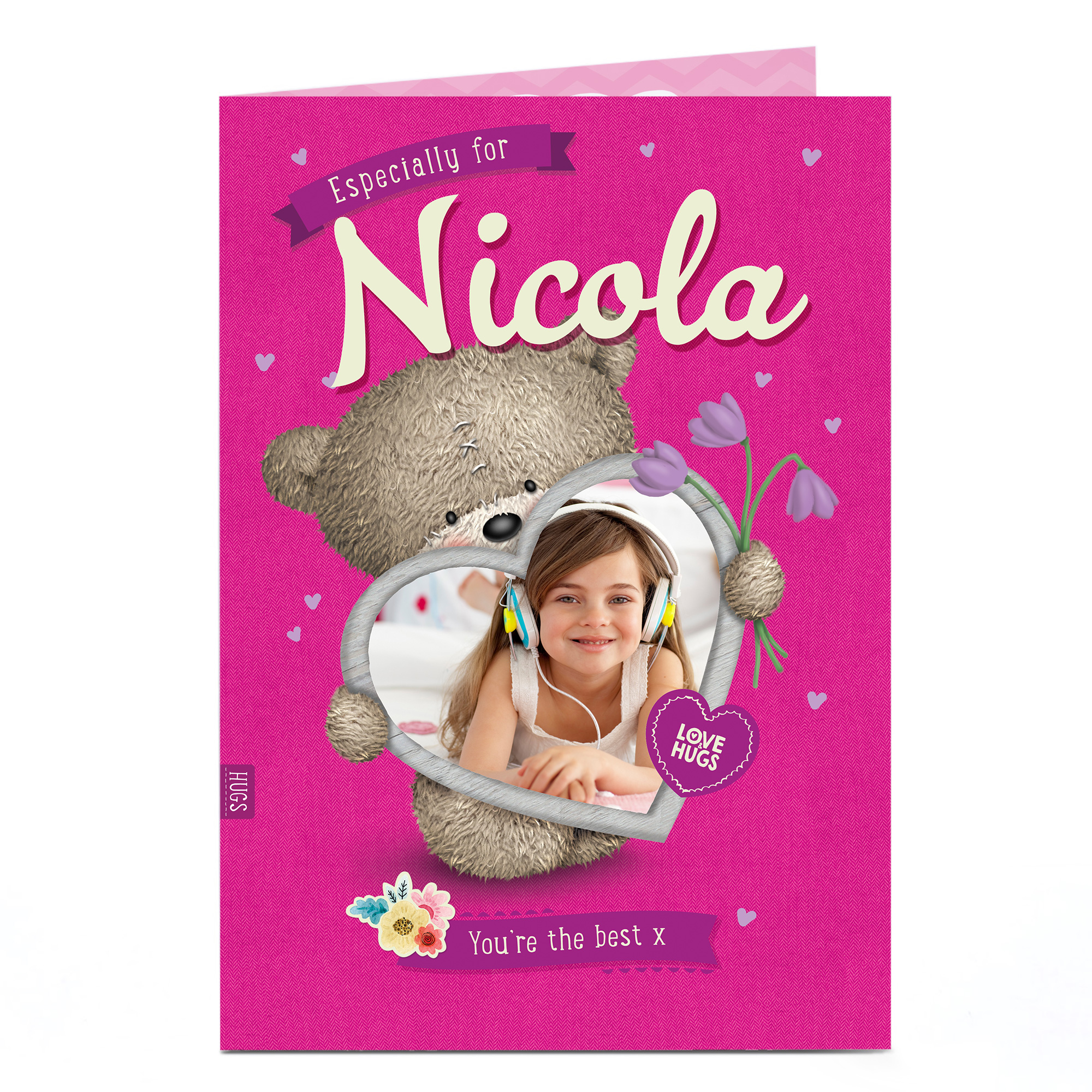 Hugs Bear Photo Card - You're The Best