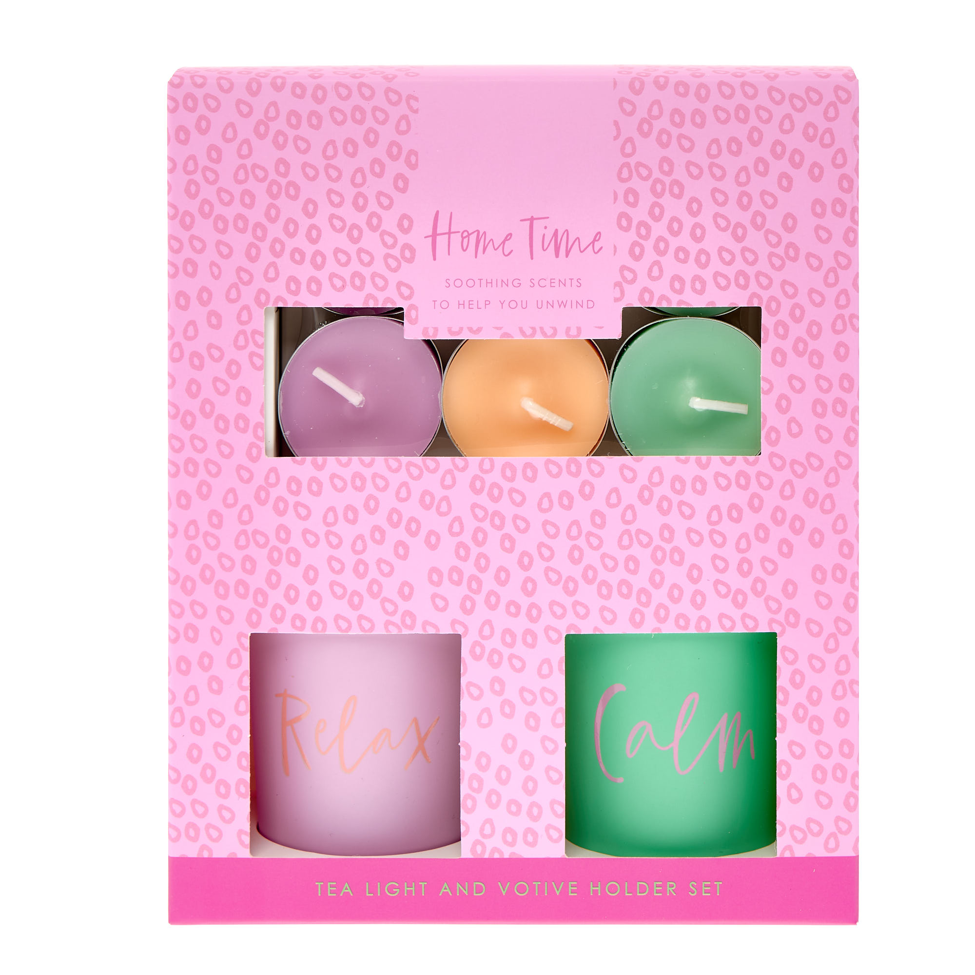 Home Time Tea Light & Votive Holder Set