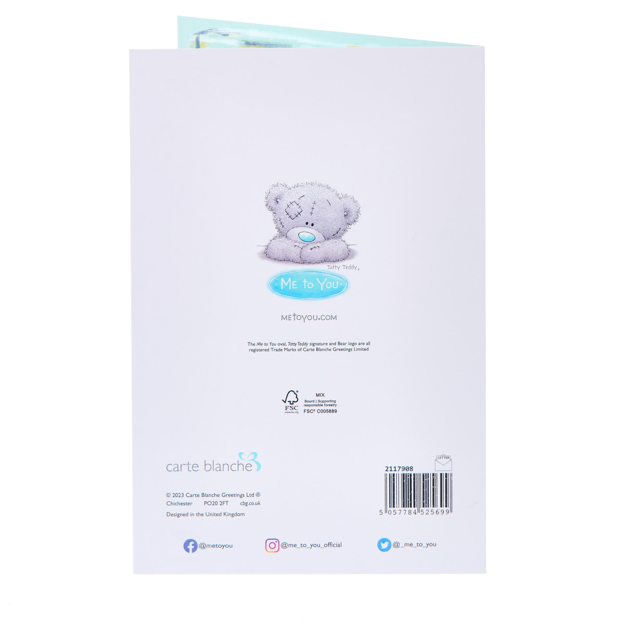 Amazing Brother Tatty Teddy Birthday Card