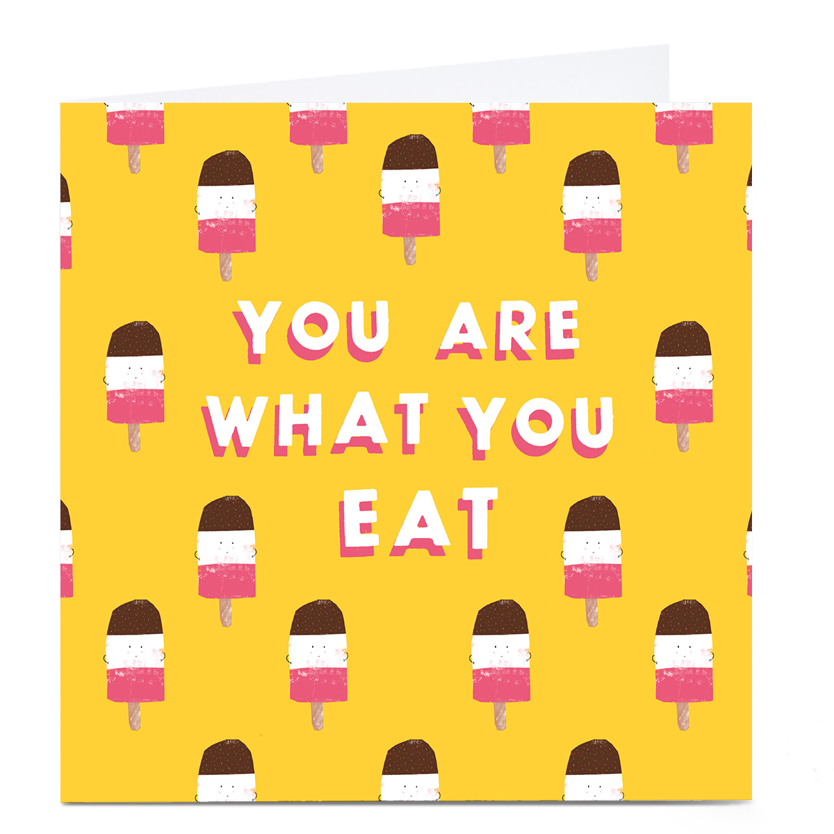Personalised Phoebe Munger Card - You Are What You Eat