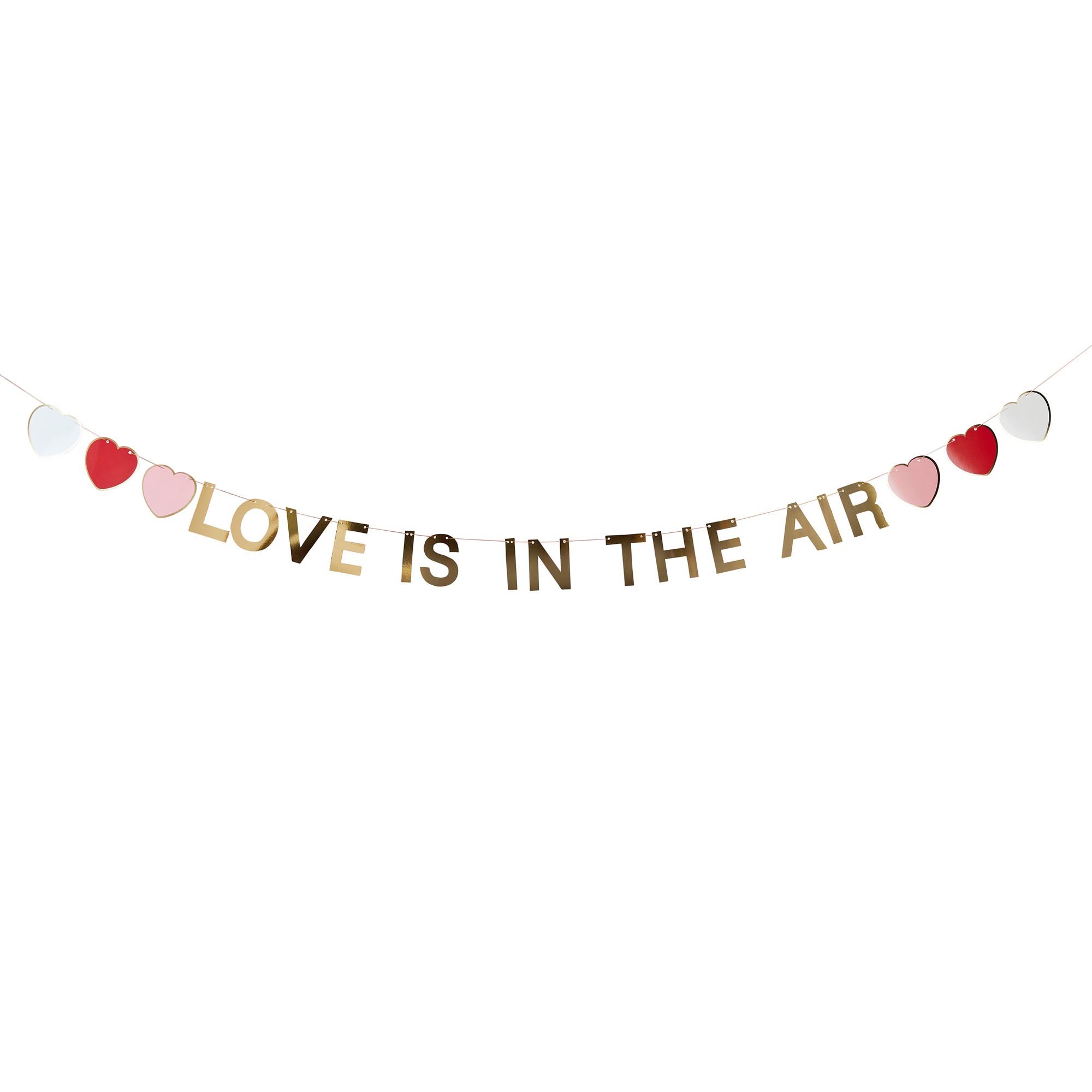 Gold Love Is In The Air Card Banner 2m