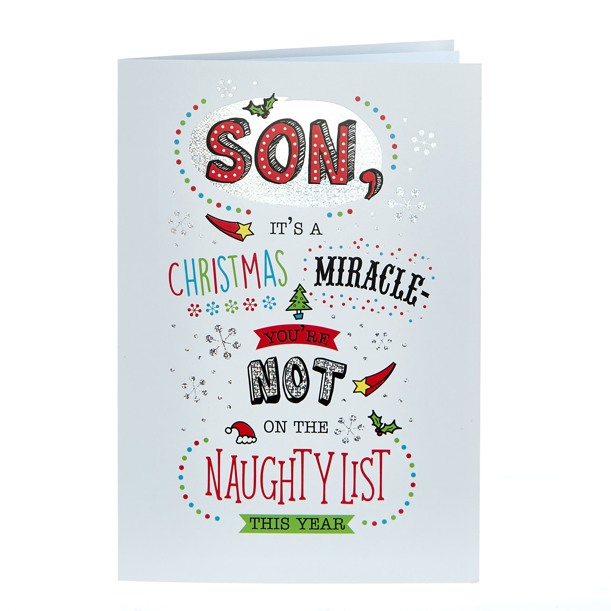 Christmas Card - Son You're Not On The Naughty List