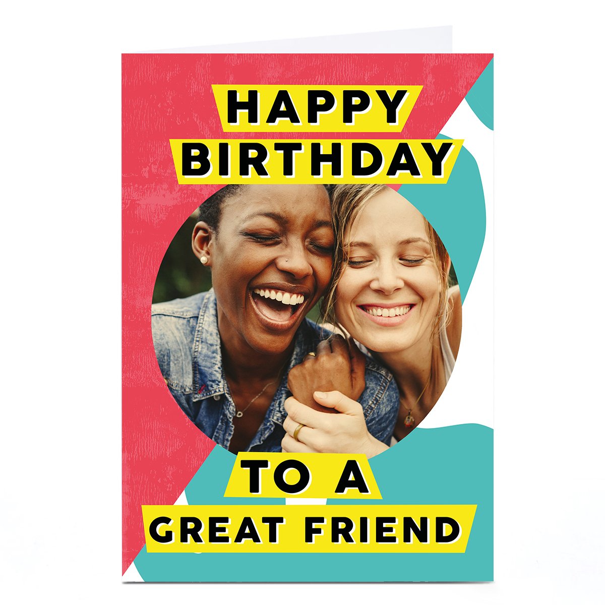 Personalised Foxy Lemon Birthday Card - Great Friend