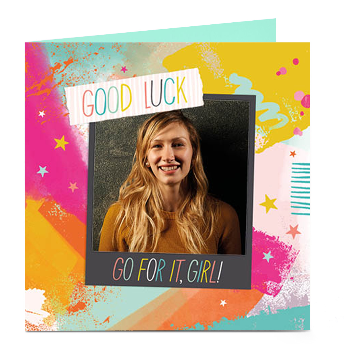 Personalised Photo Card - Eday Good Luck