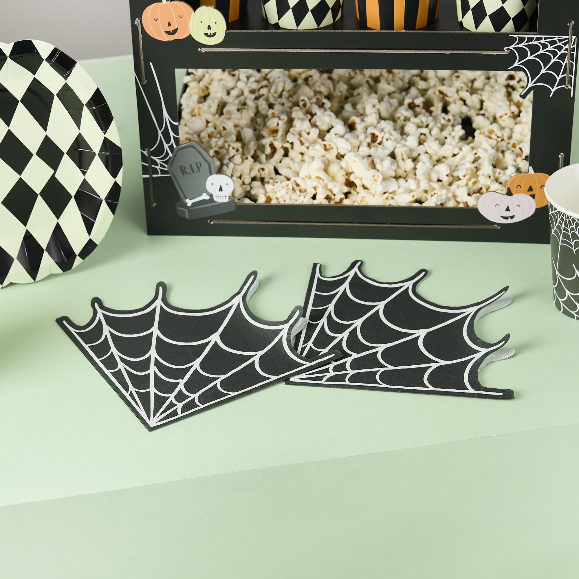 Cobweb Paper Napkins - Pack of 16