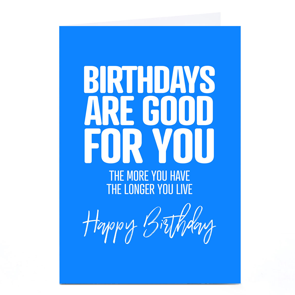 Personalised Punk Birthday Card - Birthdays are Good 