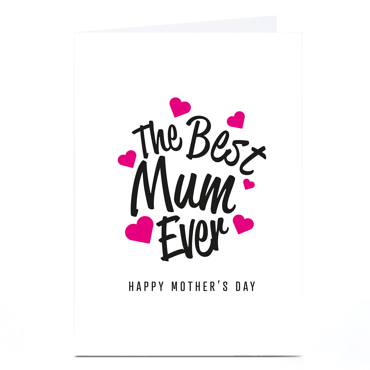 Personalised Punk Mother's Day Card - The Best Mum Ever
