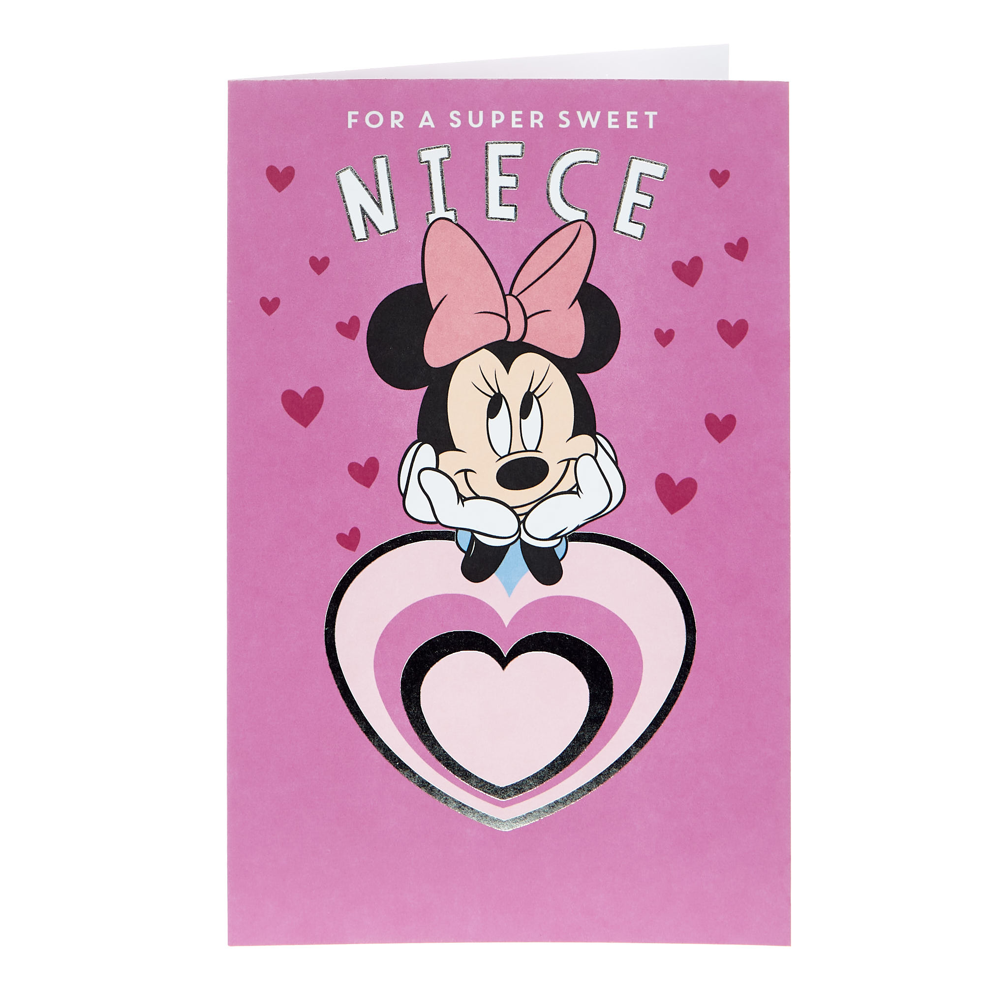 Disney Valentine's Day Card - Niece Minnie Mouse