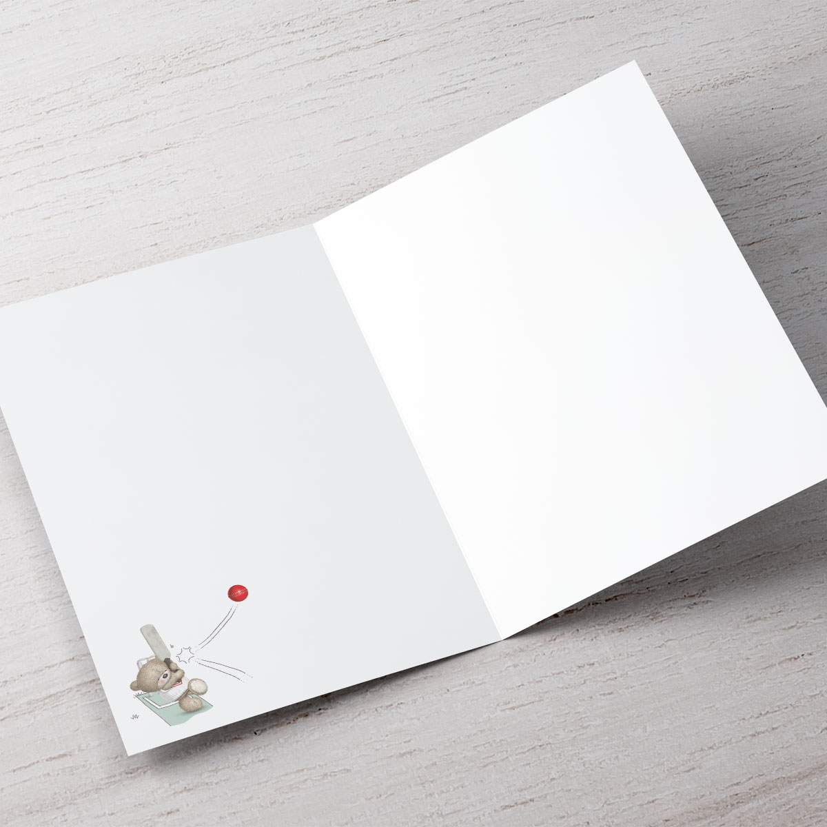 Hugs Personalised Father's Day Card - Cricket Bears Dad
