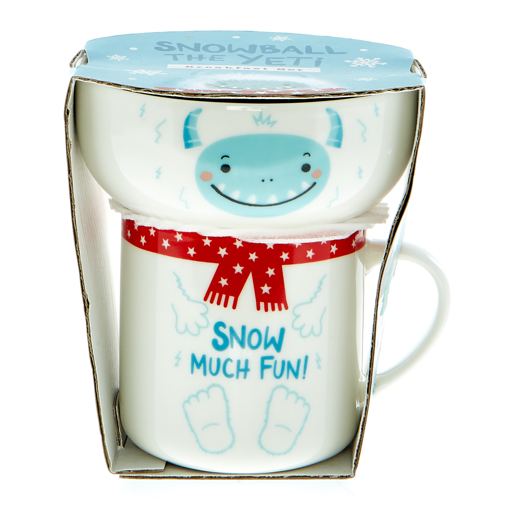 Snowball The Yeti Mug & Bowl Set