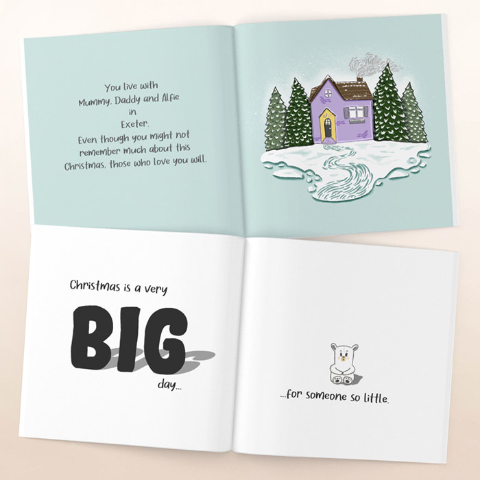 Personalised First Christmas Children's Book
