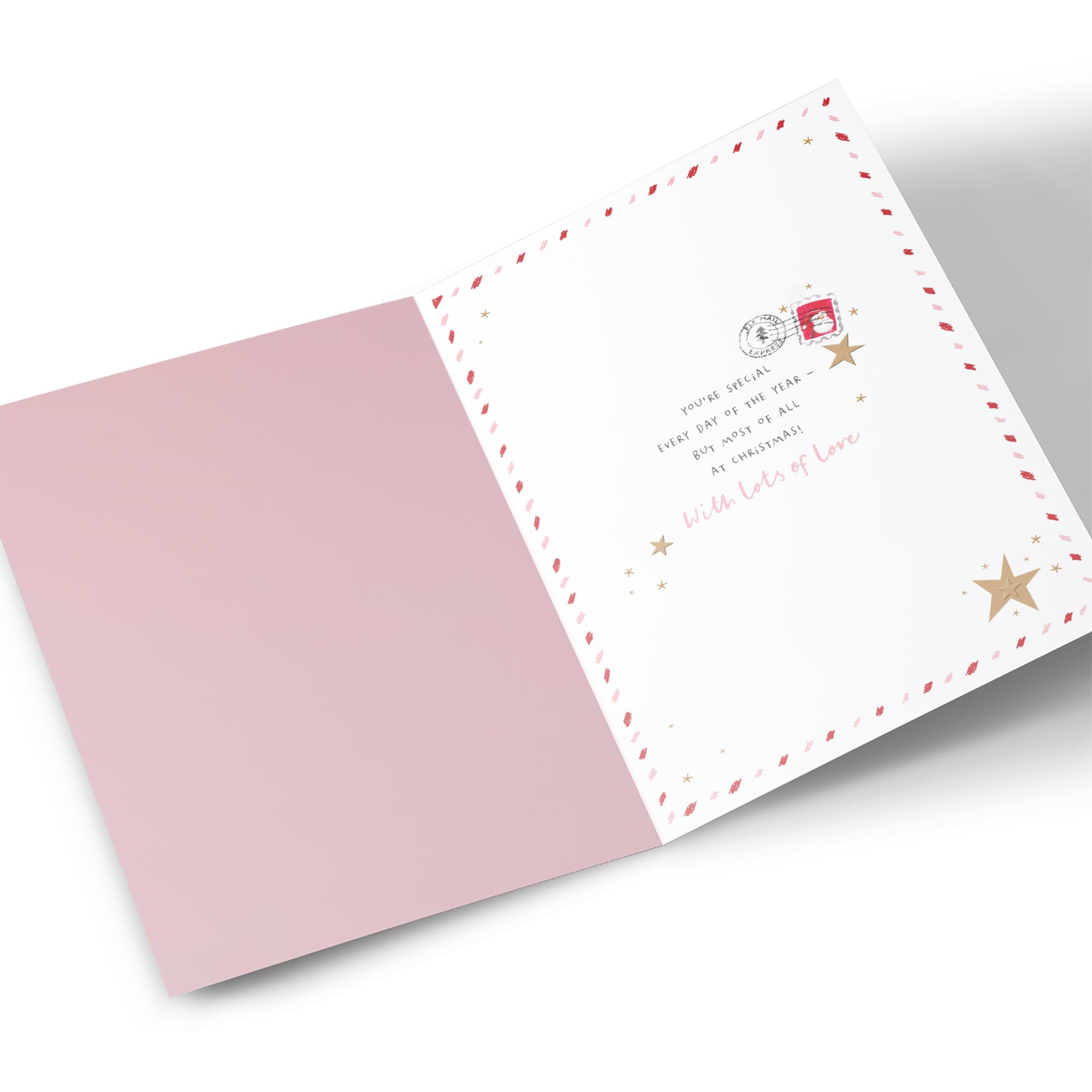 Christmas Card - Letter From Santa, For a Special Girl