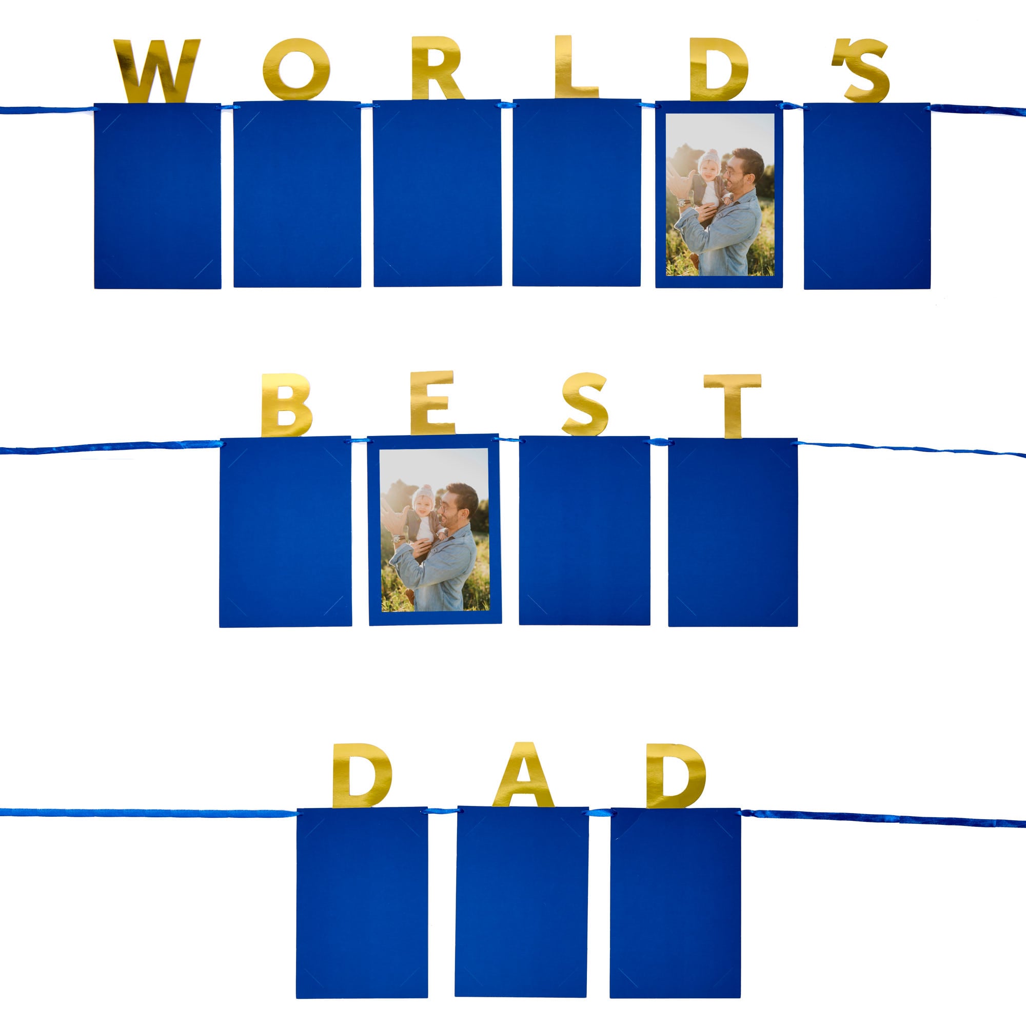World's Best Dad Photo Banner