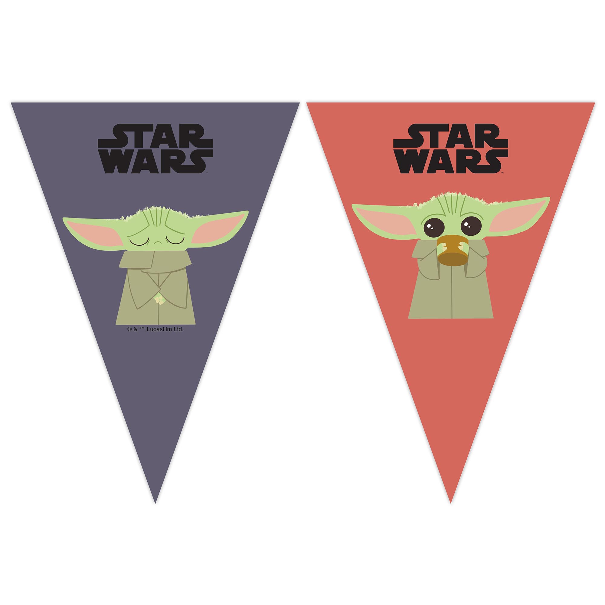 The Mandalorian Birthday Party Tableware & Decorations Bundle - 16 Guests