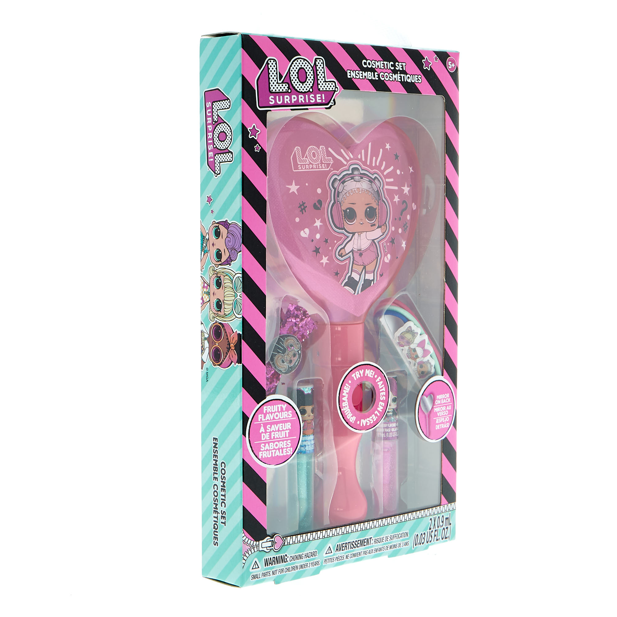 L.O.L!  Surprise Cosmetics Set & Light-Up Mirror
