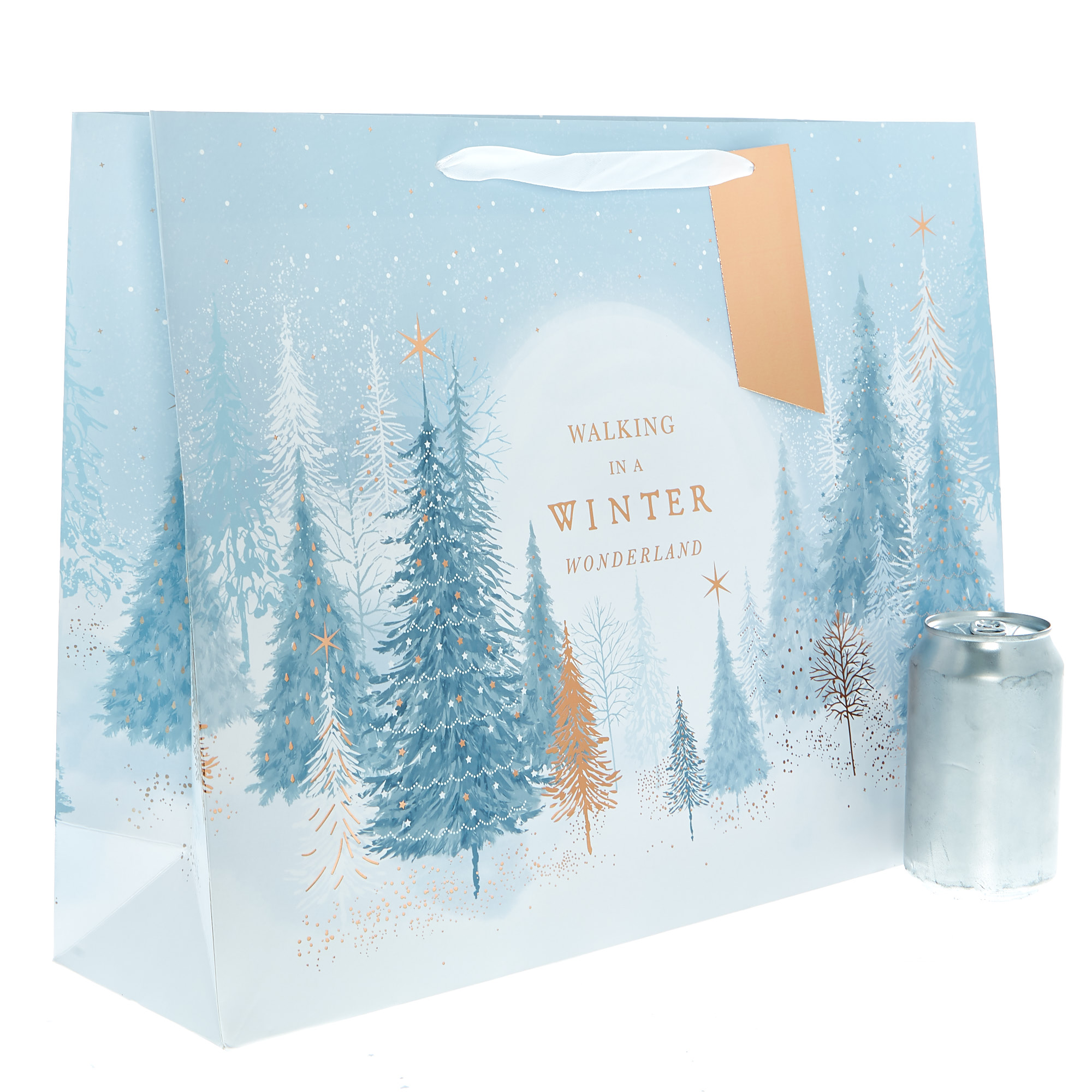 Extra Large Landscape Winter Wonderland Christmas Gift Bag