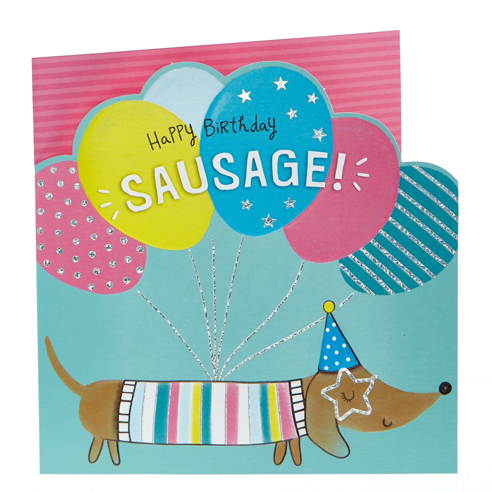 Birthday Card - Happy Birthday Sausage Dog 