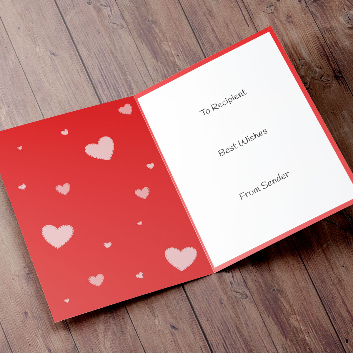 Photo Valentine's Card - Girlfriend Polaroids