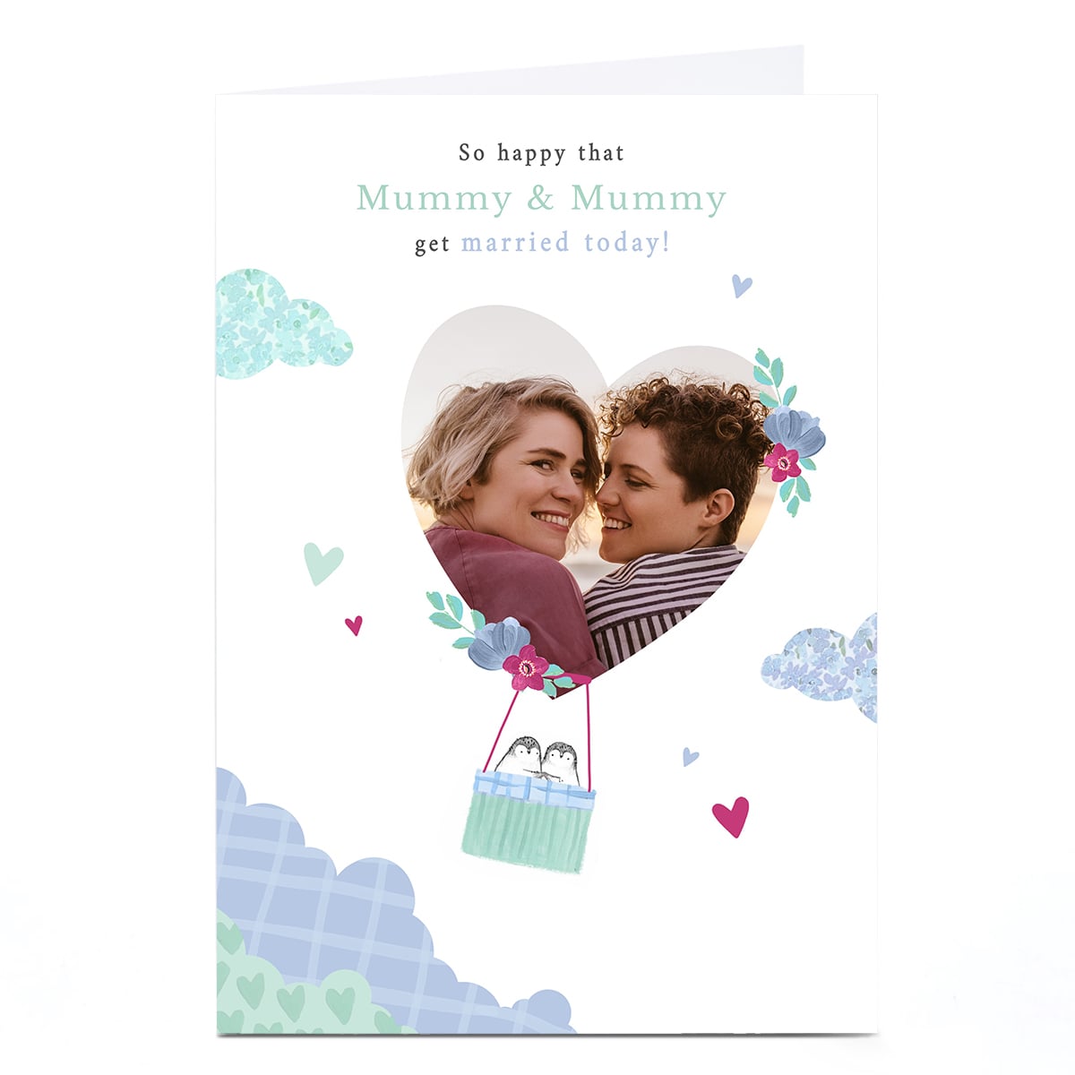 Photo Wedding Card - Mummy And Mummy Get Married Today