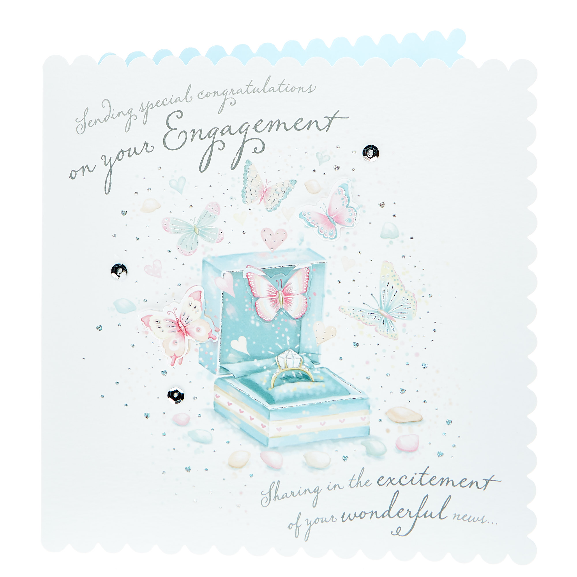 Exquisite Collection Engagement Card - Sending Special Congratulations