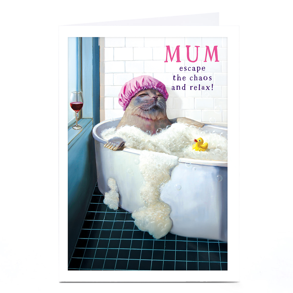 Personalised Birthday Card - Mum escape the chaos
