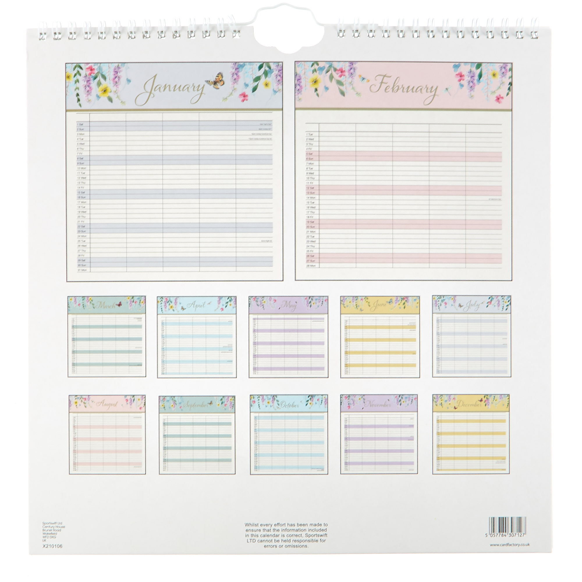 Secret Garden 2022 Family Organiser