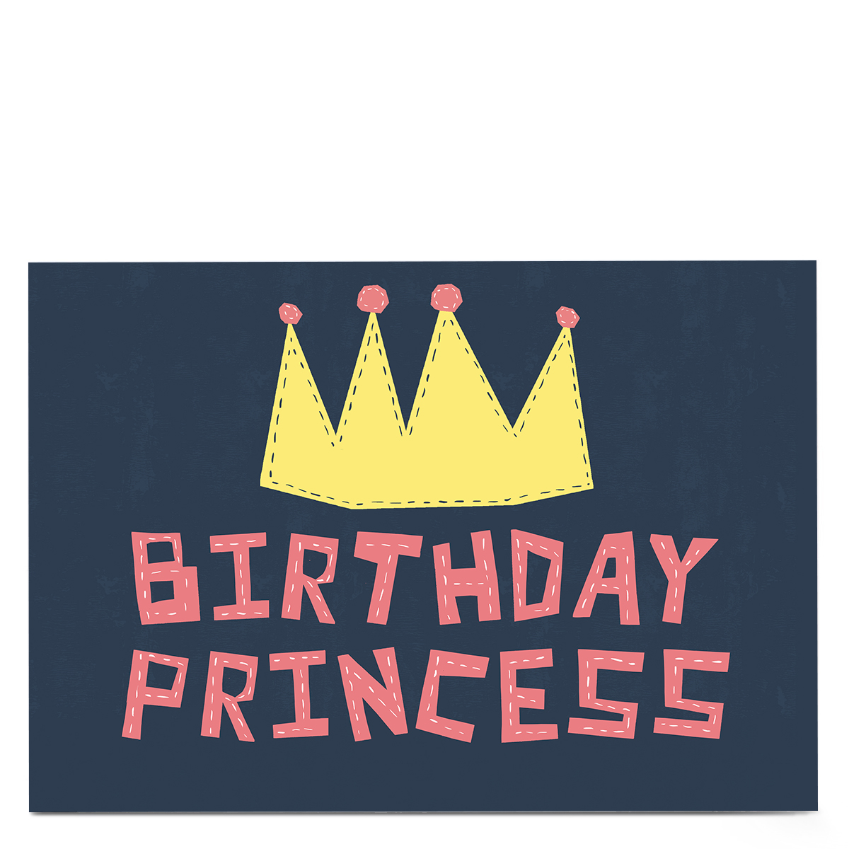 Personalised Phoebe Munger Birthday Card - Birthday Princess