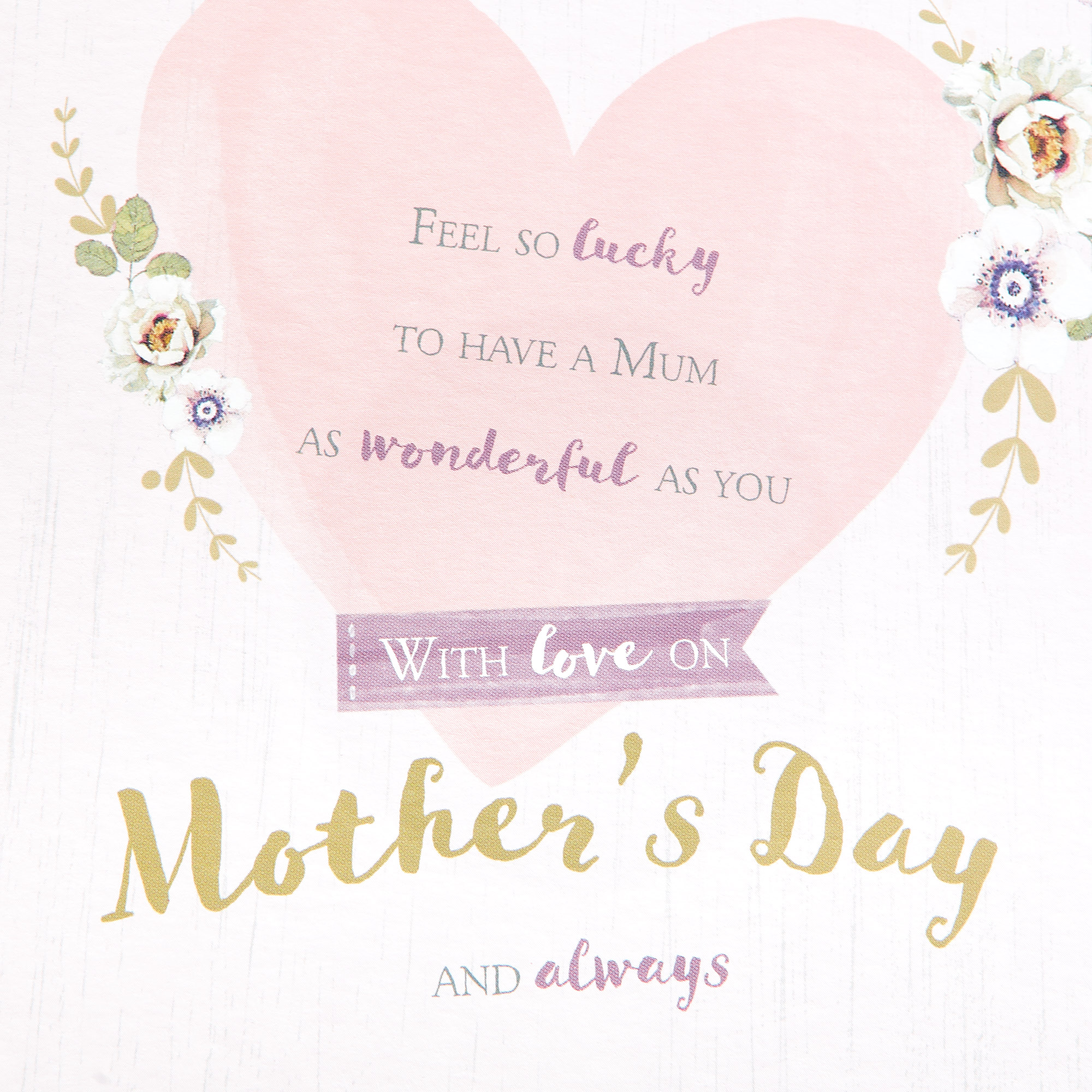 Platinum Collection Mother's Day Card - Mum Special Wishes