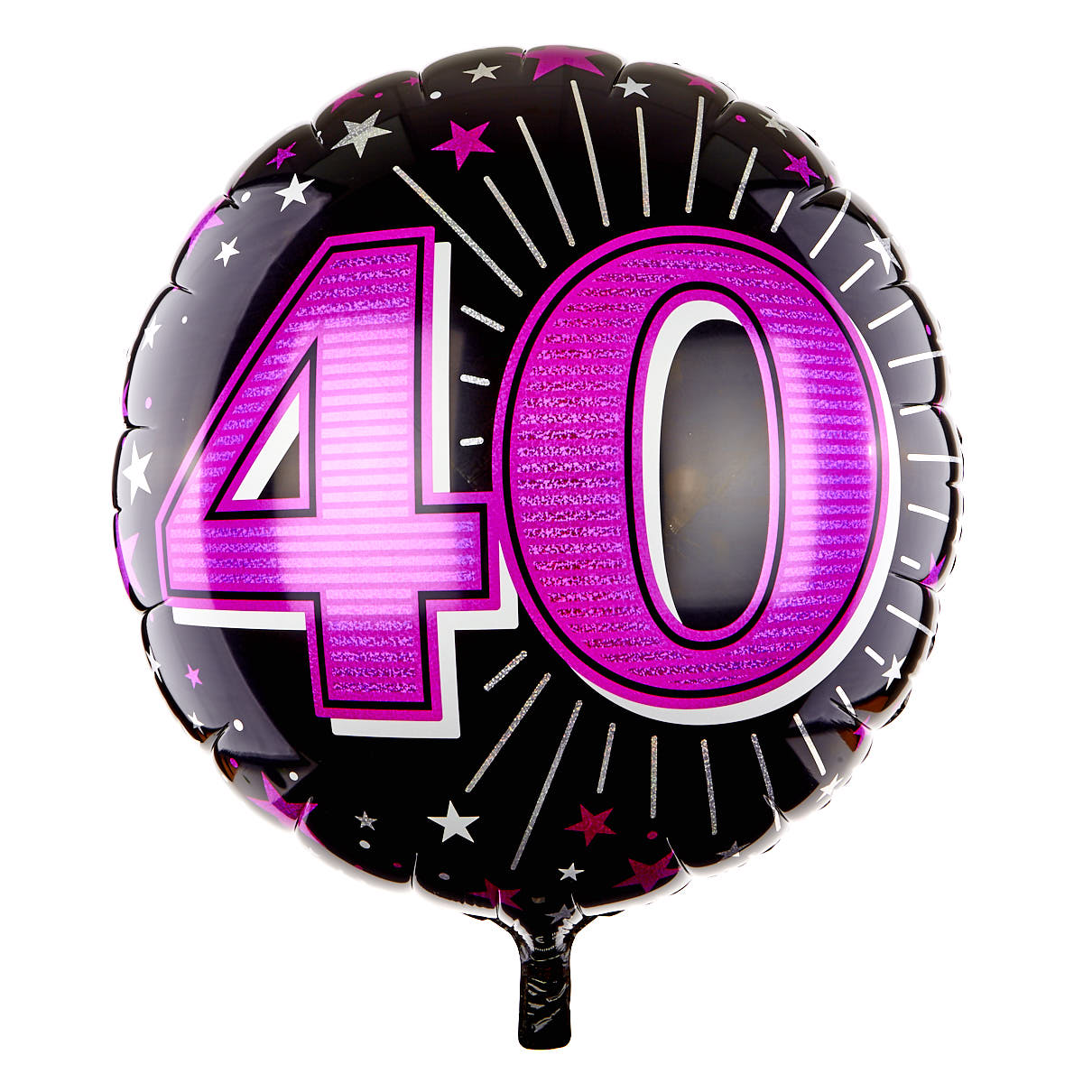 31 Inch 40th Birthday Helium Balloon - Pink
