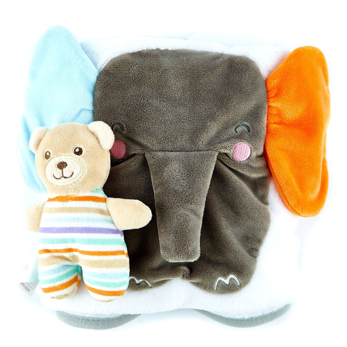 Teeny Wonders Snoozy Snuggle Baby Blanket & Soft Toy Set 