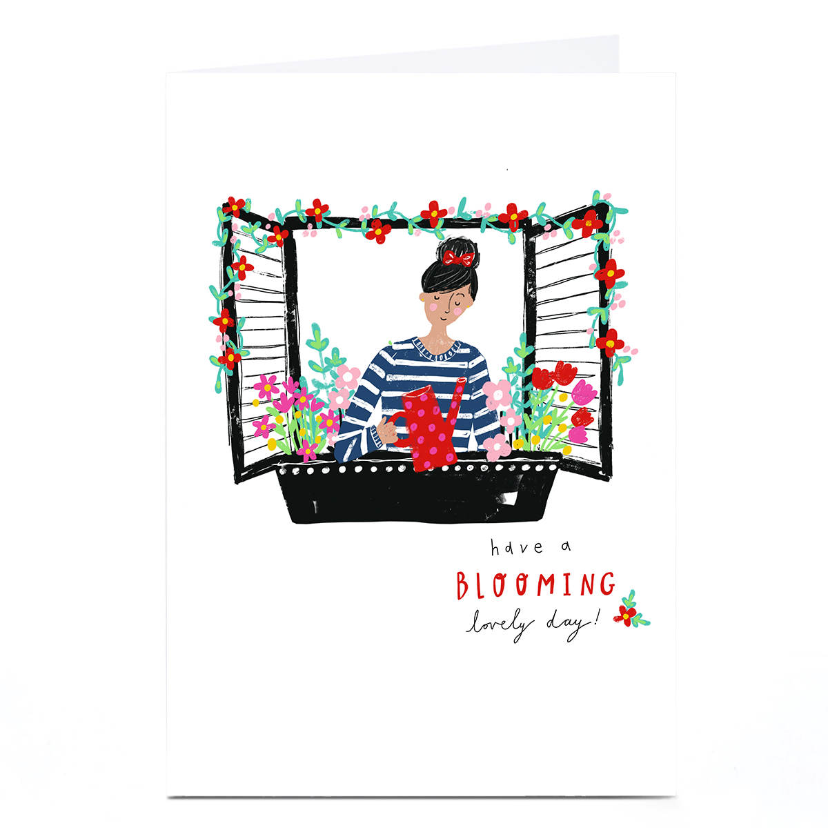 Personalised Kerry Spurling Card -  Blooming Lovely Day!