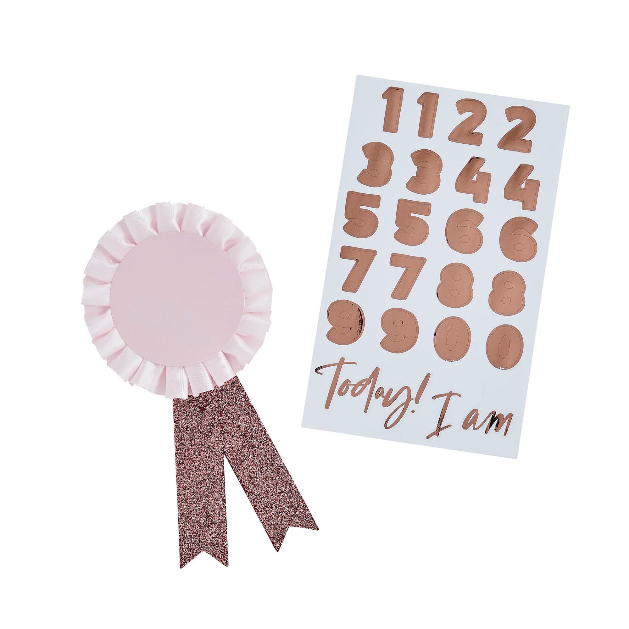 Metallic Customisable Birthday Badge (3 Colour Options)