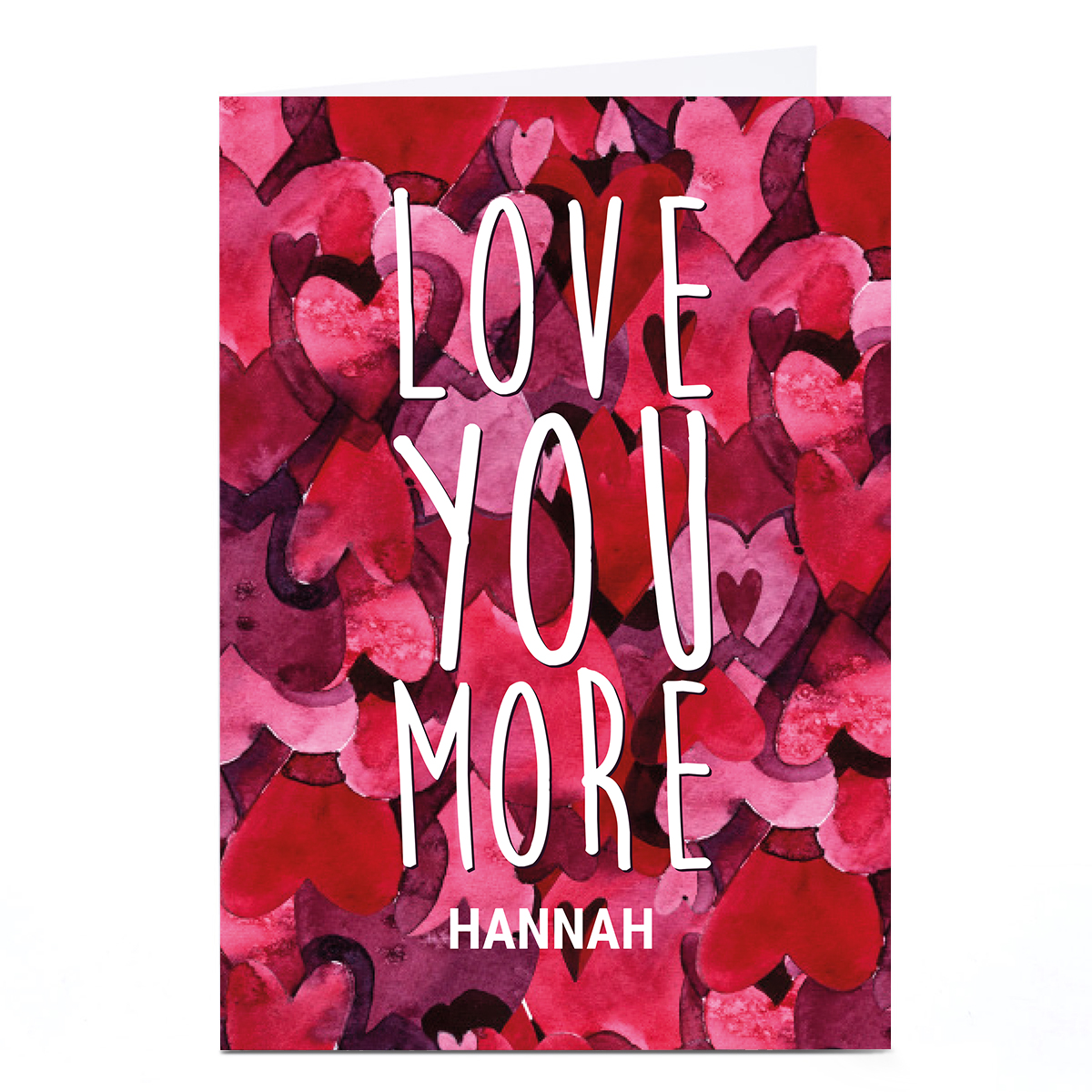 Personalised Punk Valentine's Day Card - Love You More