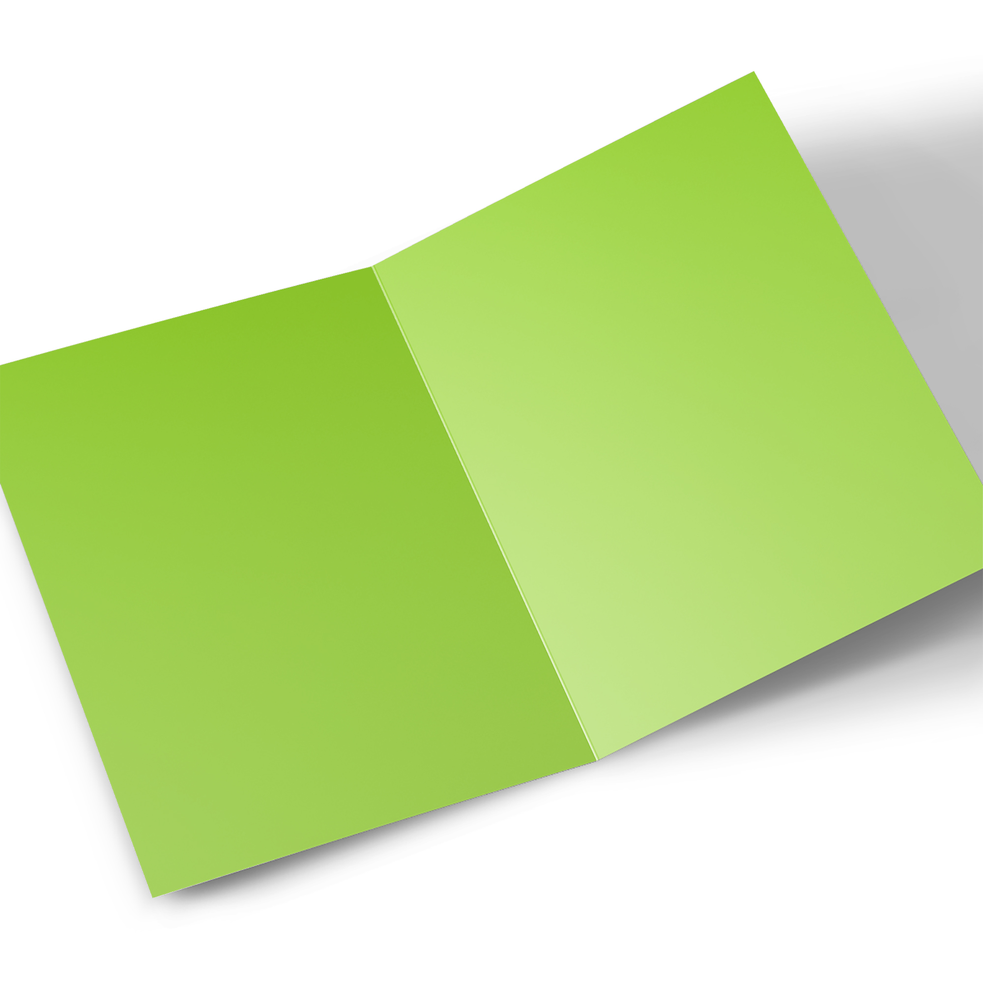 Personalised Father's Day Card - Bright Green Text - Grandpa