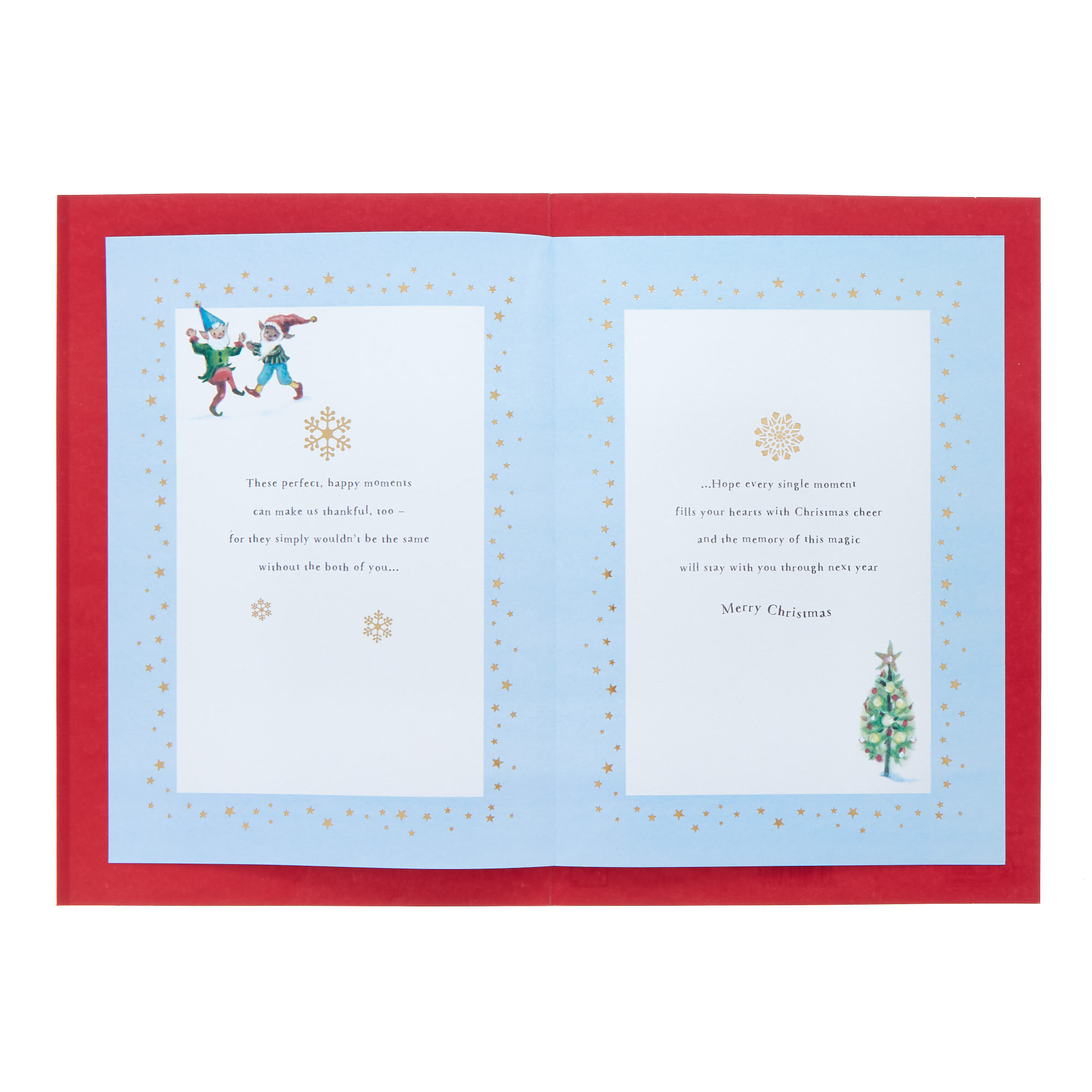 Sister & Brother In Law Toadstool & Elves Christmas Card