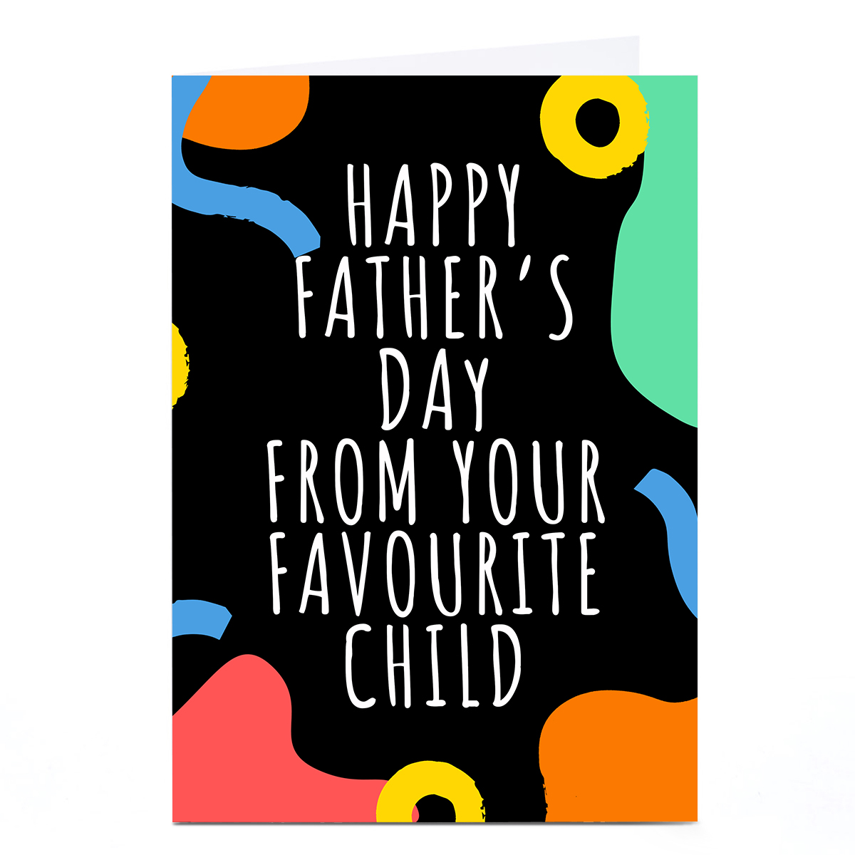 Personalised Phoebe Munger Father's Day Card - Favourite Child