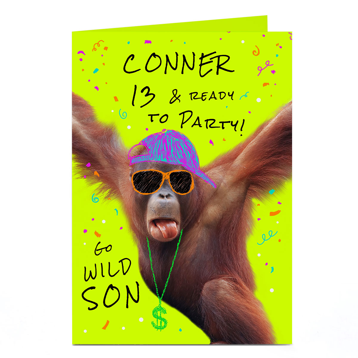 Personalised Birthday Card - Ready To Party!