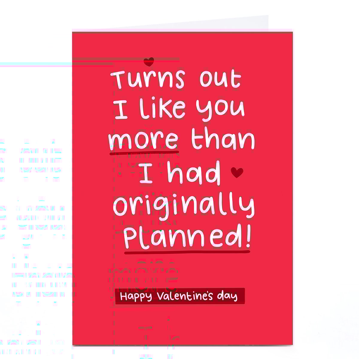 Personalised Blue Kiwi Valentine's Day Card - Turns Out I Like You